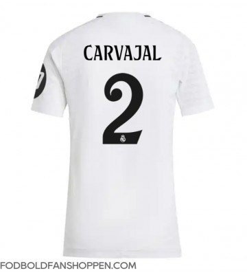 Real Madrid Daniel Carvajal #2 Hjemmebanetrøje Dame 2024-25 Kortærmet